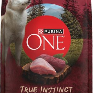 Purina ONE True Instinct With A Blend Of Real Turkey and Venison Dry Dog Food - 7.4 lb. Bag : Pet Supplies